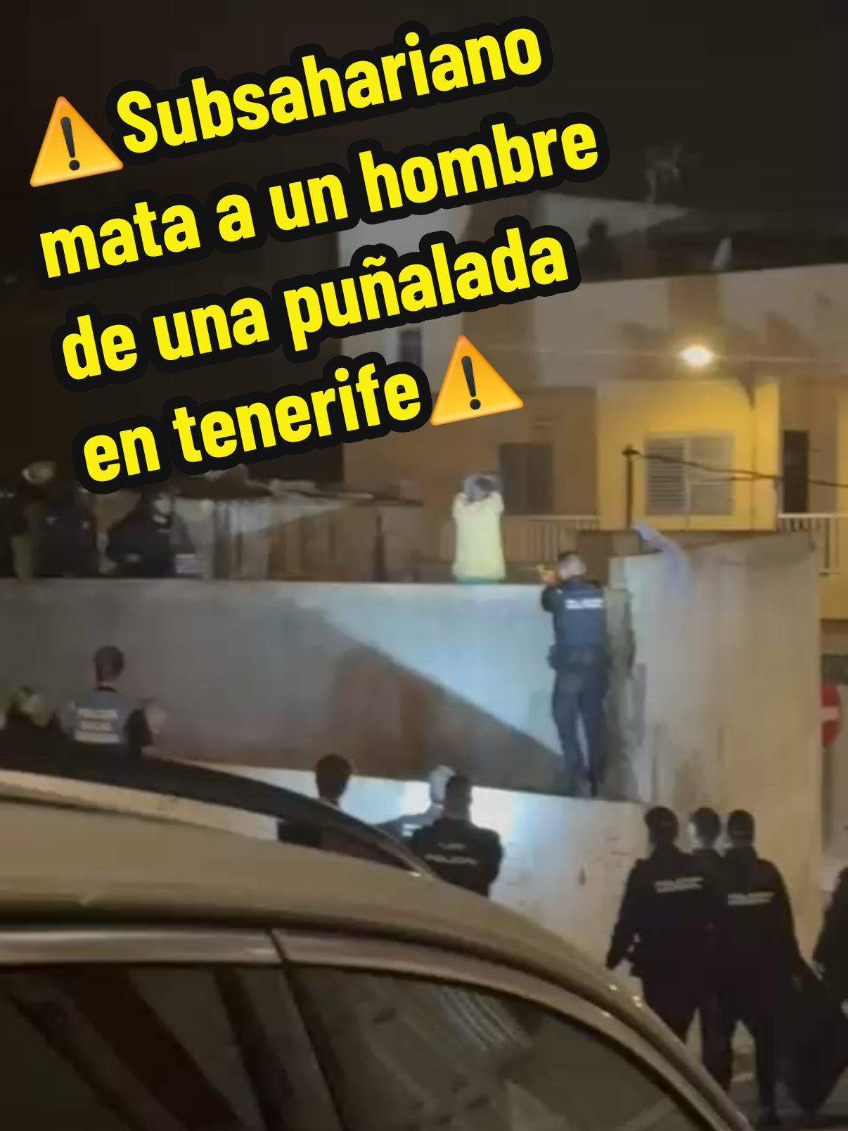 ⚠️Un hombre subsahariano mato a otro de una puñalada en el cuello en el municipio de San matias santa cruz de tenerife⚠️  #sucesos #noticias  #noticiastiktok #tenerife  #tenerife🇮🇨  #actualidad  #viral_video  #viralvideos #canarias #canarias🇮🇨 #noticiascanarias 