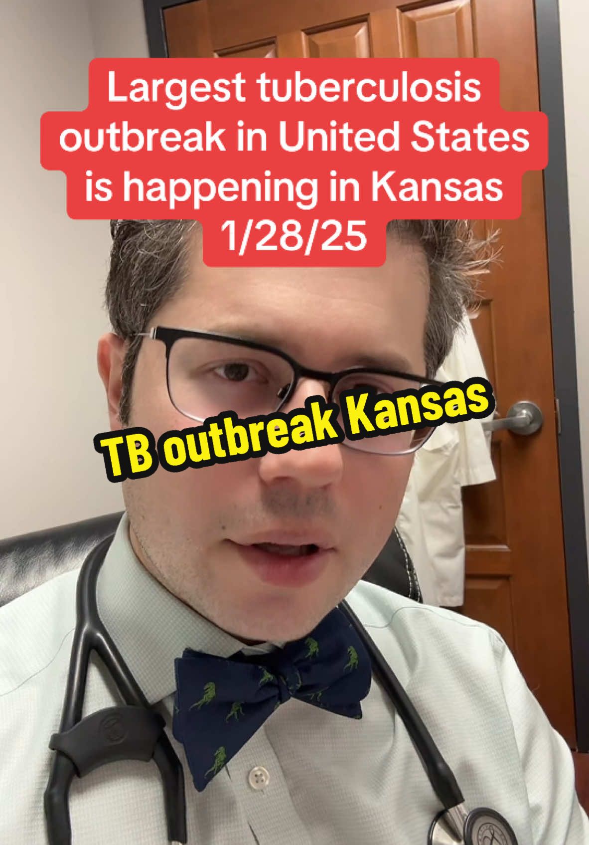 The largest recorded tuberculosis outbreak in United States history is occurring currently in the Kansas City, Kansas metropolitan area. Risk to the general public remains low but the usual channels of communications are still paused. #tb #tiktokdoc #LearnOnTikTok 