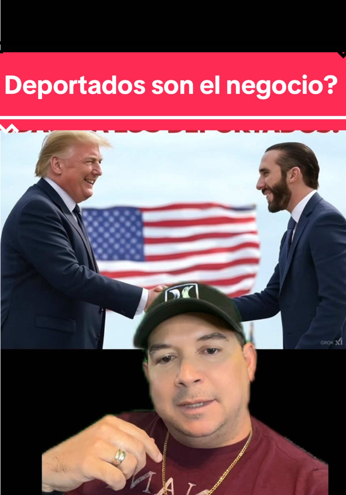 Donald trump y nayit bukele negocian recibir deportados de países como Venezuela y otro países,  a cambio de negocios con El Salvador #trump #donaldtrump #bukele #salvador #deportaciones #deportados #venezuela🇻🇪 #mexico 