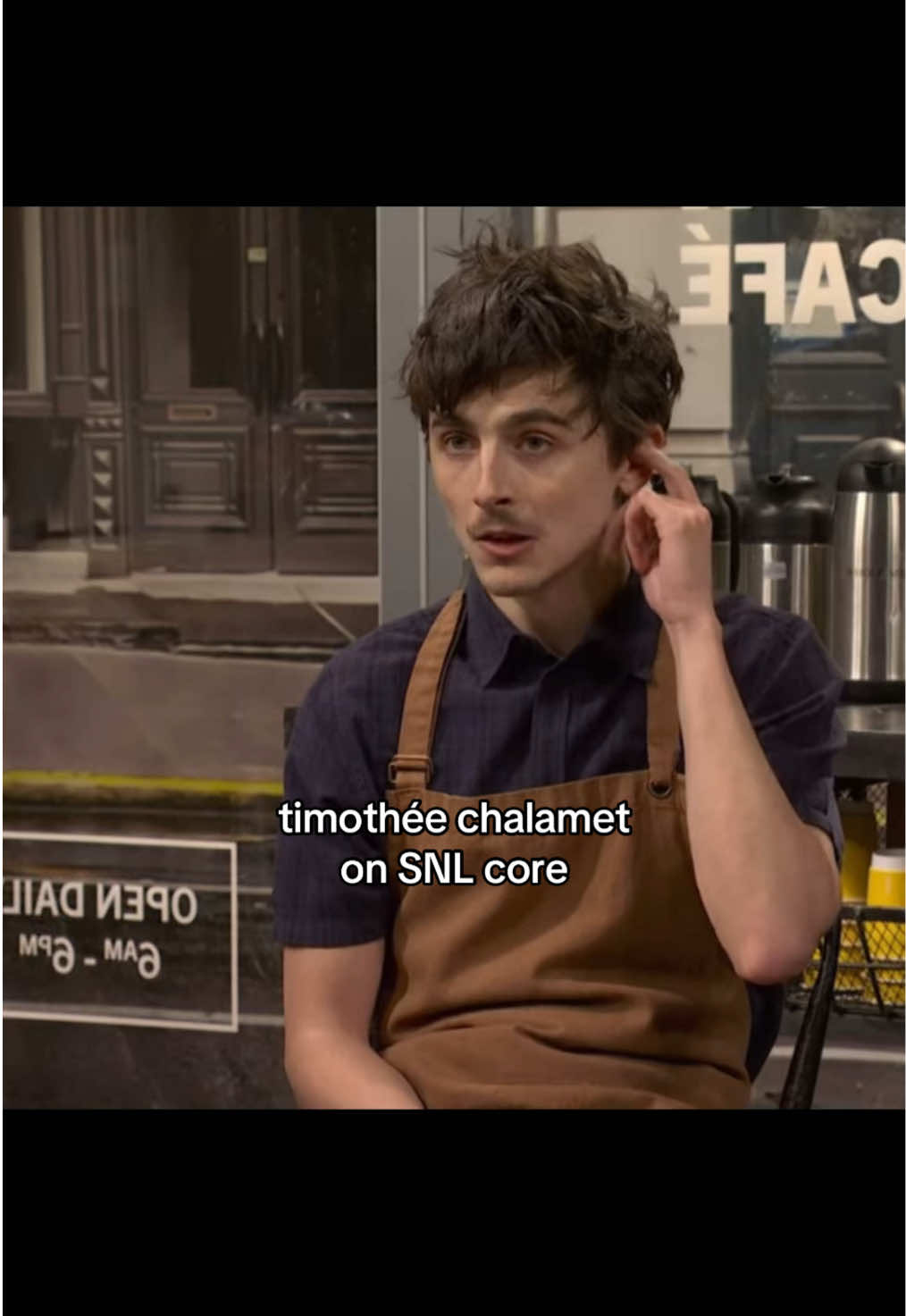 #timotheechalamet #snl #comfortactor #fyp 