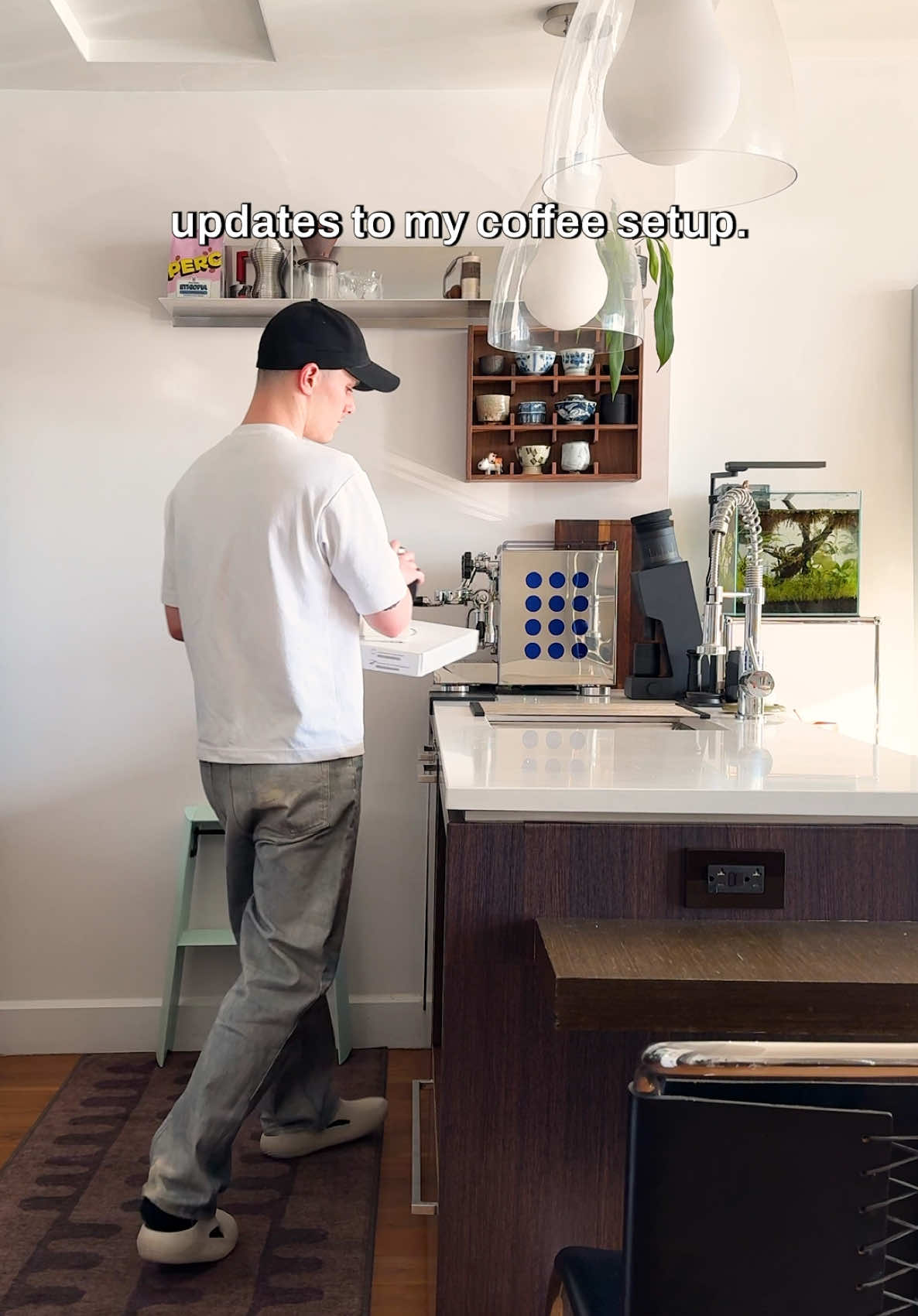 Some little coffee station updates 🫡 #interiordesign #interiordecor #specialtycoffee #coffeebar #homecoffee #homebarista #coffeetok 