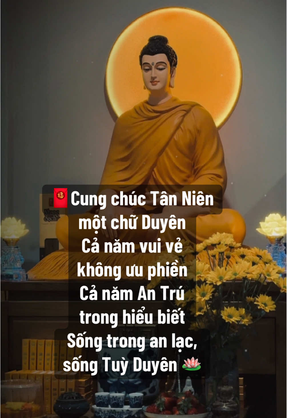 🧧Cung chúc Tân Niên một chữ Duyên Cả năm vui vẻ không ưu phiền Cả năm An Trú trong hiểu biết Sống trong an lạc,  sống Tuỳ Duyên 🪷 -Parjanya- #lamtueanh #phatphap #dolamtueanh #phapphuctueanh #tetnguyendan2025🧧🎆🧨 #dolamdichua #lechuadaunam 