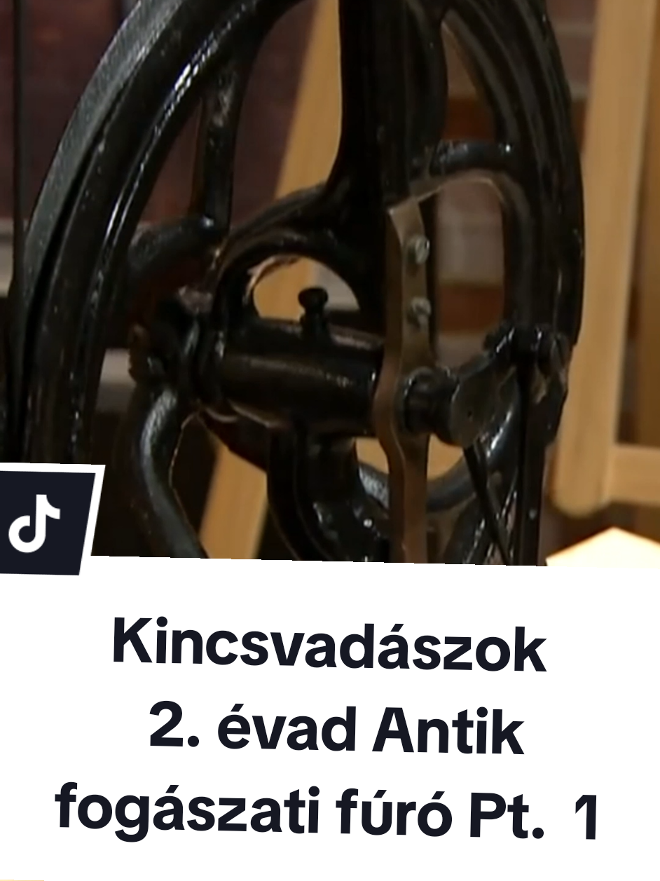 Kincsvadászok 2. évad Antik fogászati fúró 😲 Part  1. ( forrás: TV2 - Kincsvadászok 2. évad 16. rész ) #fy #fyp #4u #foryou #trending #bestvideohu #tv2 #kincsvadászok #antik #fogászati #fúró #régiségek #műkincsek #műsor #új #2évad #magyar #tv #2025 #😲 