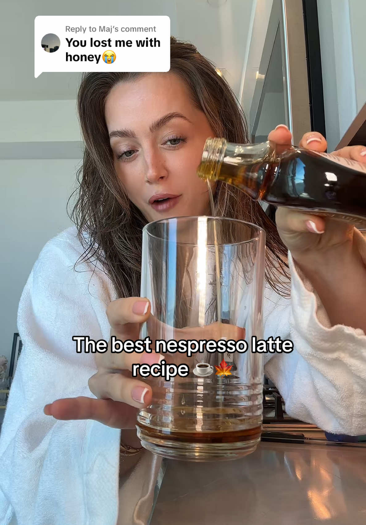 Replying to @Maj another recipe for you guys to try… maple sea salt latte 😍😍 DIVINNEEEE 🤌🏼 #nespressorecipes #nespresso #latterecipe #latte #coffeerecipe #coffeetiktok 