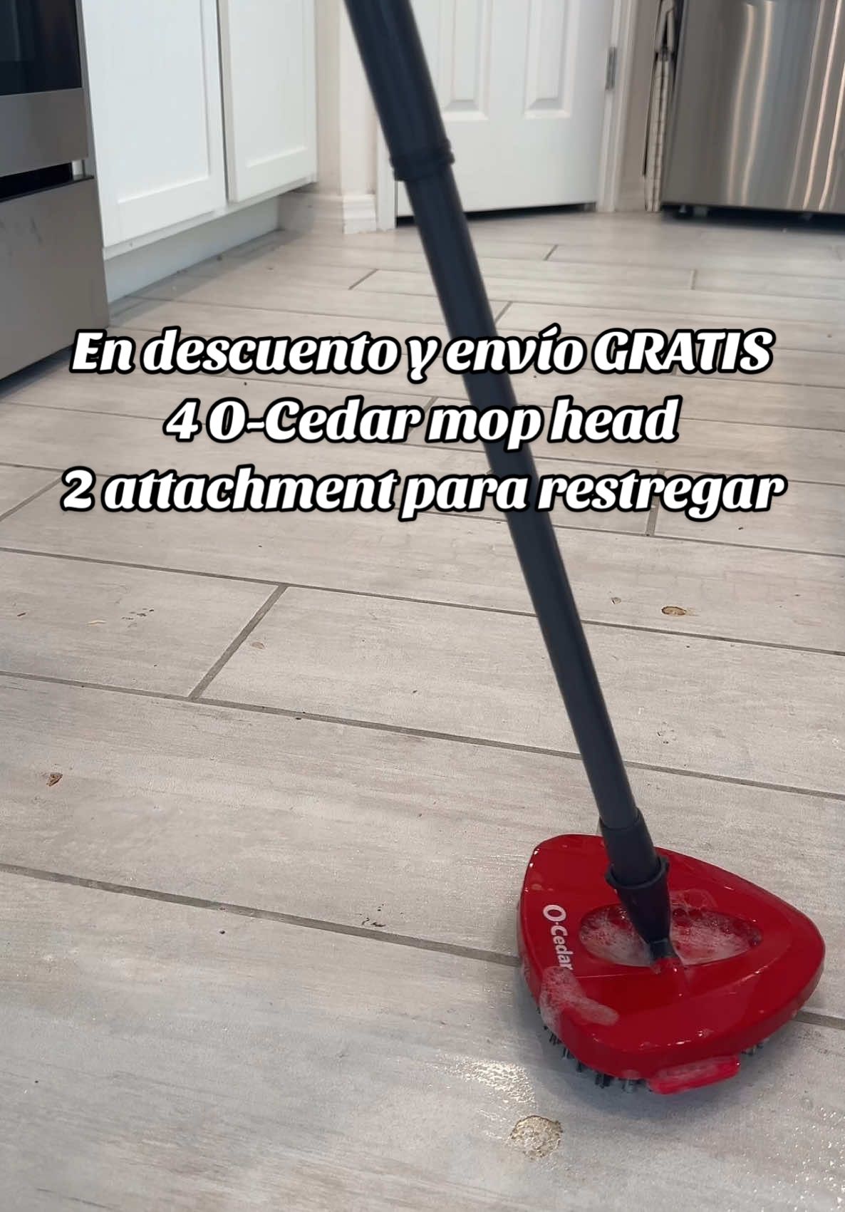 O-Cedar mop attachments | floor scrubber | home supplies | cepillo para restregar el piso | #TikTokShop #homesupplies #ocedarmop #ocedarattachment #floorcleaning 