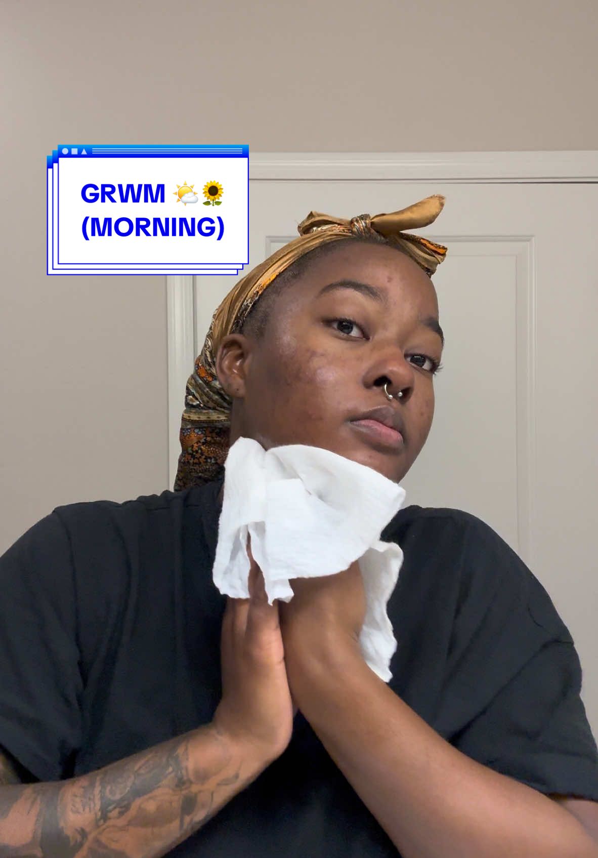 Morning Rountine as a black girl with acne :) #trending #black #blackgirl #blackgirltiktok #FYP #ForYou #Viral #Trending #TikTokMadeMeDoIt