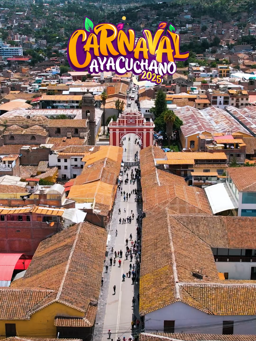 Arco del Triunfo - Ayacucho #nancymanchego #carnavalesayacuchanos2025 #arcodeltriunfo #arcosanfrancisco #ayacuchoperu 