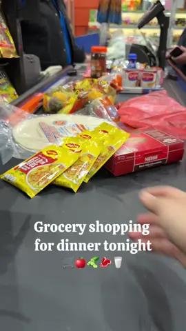 Grocery shopping on a budget , only necessities for dinner  #creatorsearchinsights #onabudget #budgeting #groceryshopping #dinner #grocerystore 
