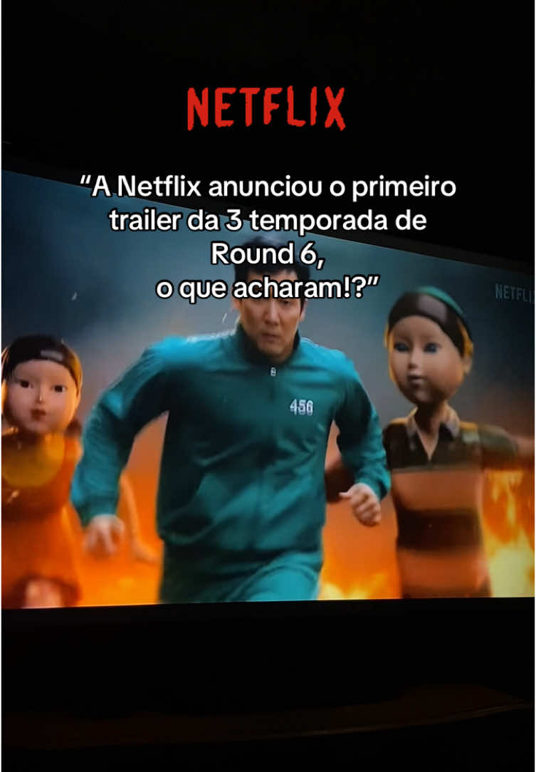 Round 6 - ANUNCIADO - Trailer da terceira temporada! #round6 #netflixseries #squidgamenetflix #round6netflix #squidgame3 #anuncio 