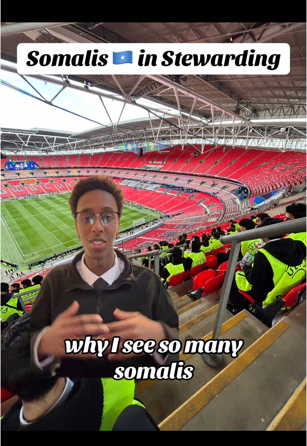 Only makes the job more fun tho #fyp #somalitiktok #work #steward #student 