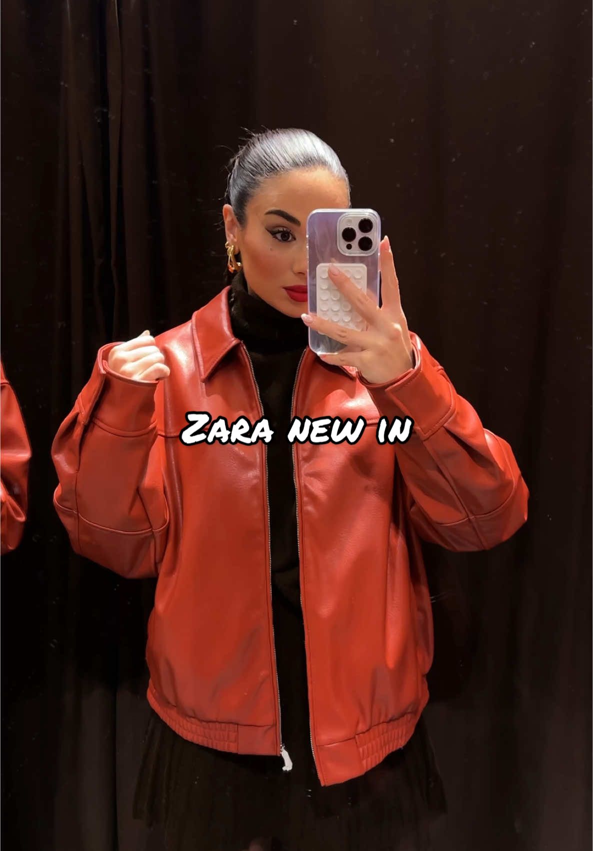 New Zara bomber ❤️‍🔥 #zaranewin #zaratryon #zarajacket 