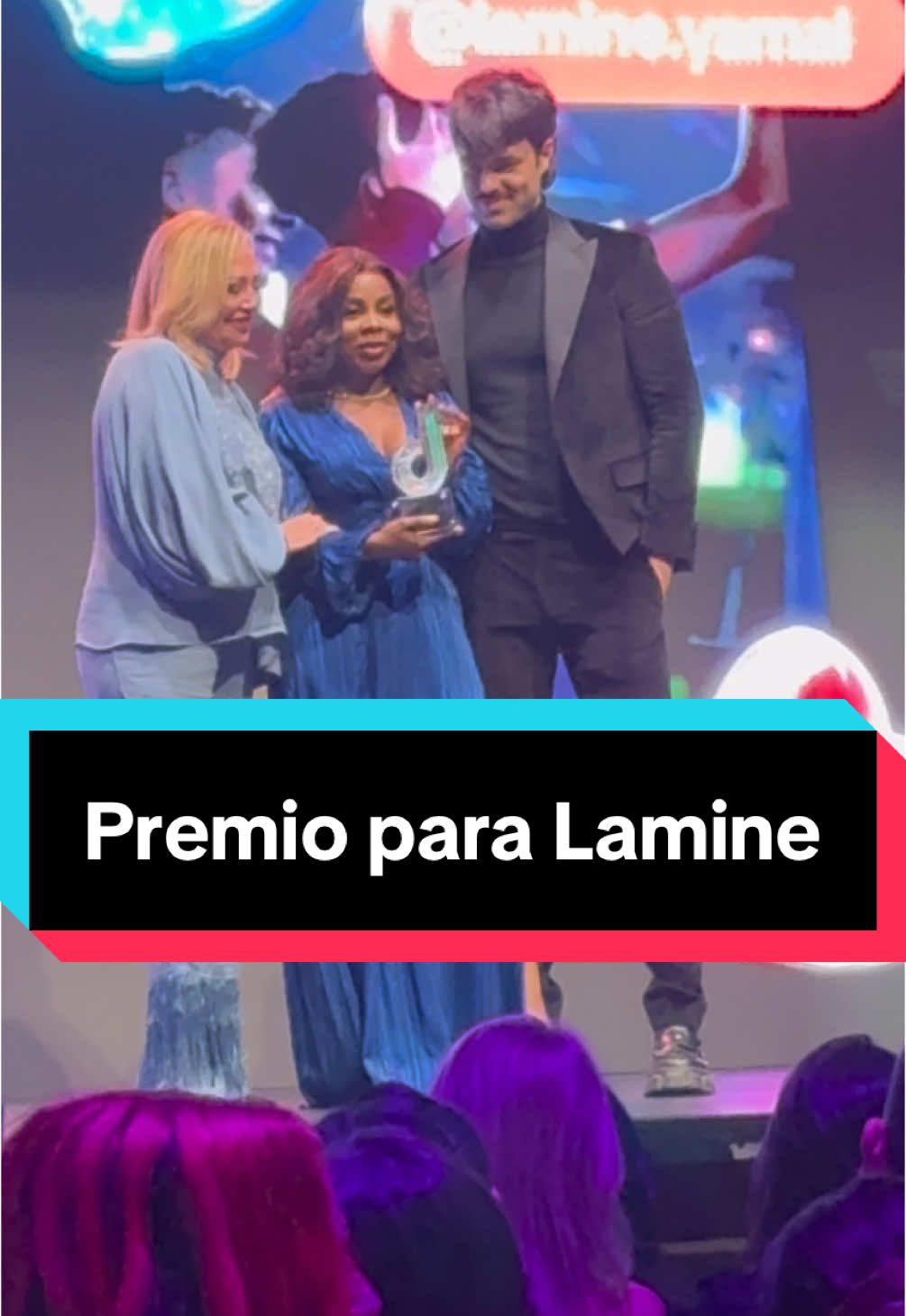 Lamine gana el premio a figura pública del año de TikTok @Lamine Yamal #deportesentiktok #tiktokfootballacademy #lamineyamal #premiostiktok #premiostiktok2024 