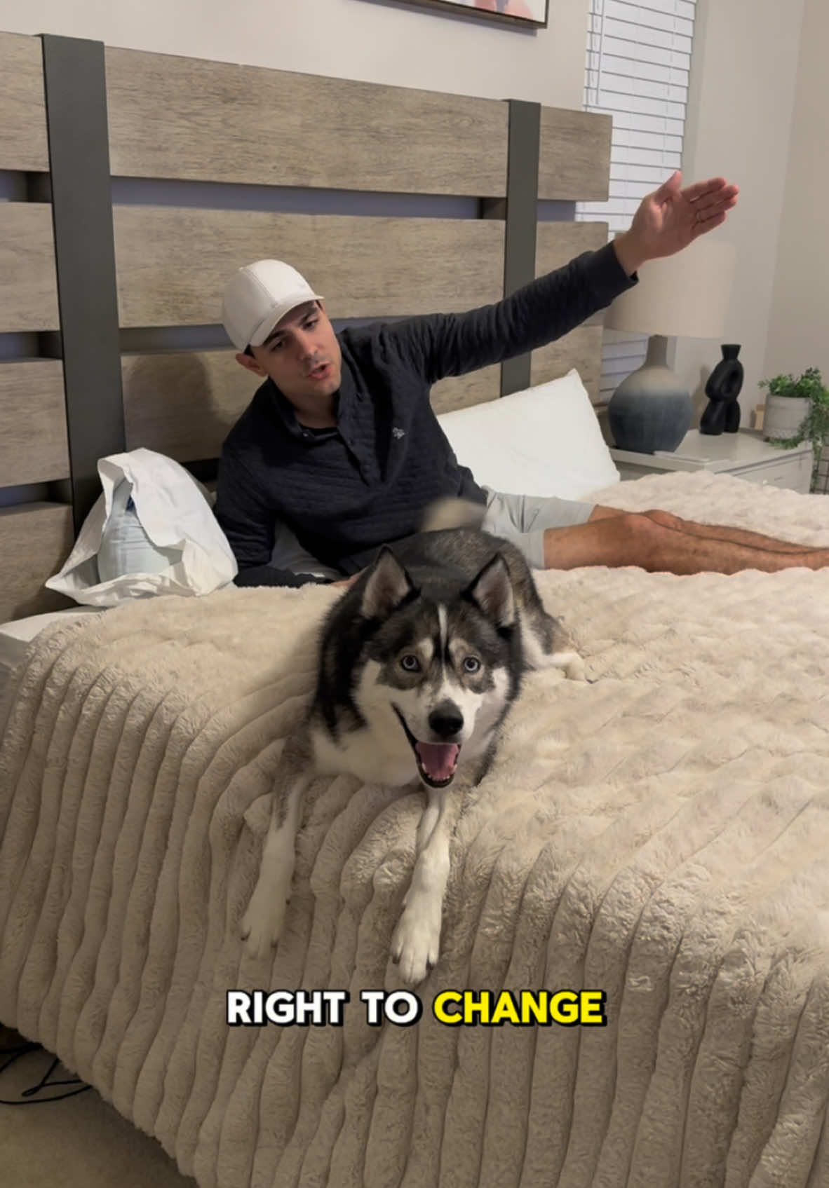 Safe to say Blue sleeps with his eyes open… 👀 #dogsoftiktok #dogsoftiktokviral #husky #huskies #dog #dogs #funny 