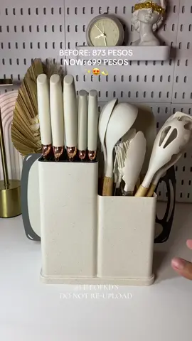 This is your sign para magcheckout na ng 19pcs Silicone Kitchen Utensils 🤪😍 #siliconekitchenutensilset #kitchenutensil 