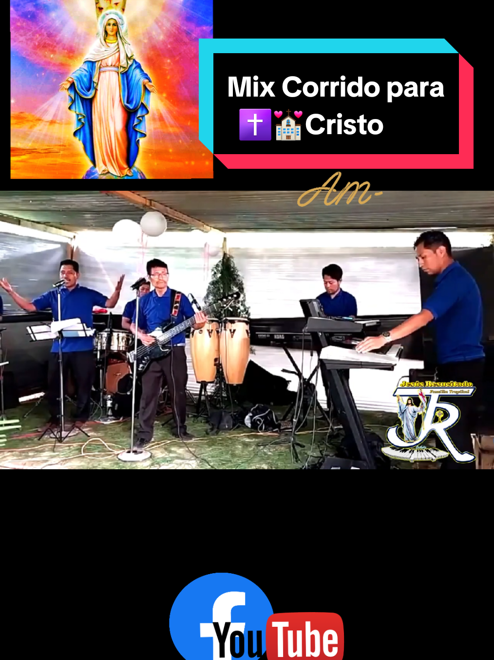 Mix Corrido para Cristo ✝️💒✨️🙏 SOMOS!!  🎵 Familia Tropikal JESÚS RESUCITADO  💒 🤳CONTACTOS📲 (502) 5473-1716 🟢 /📲 5186-7731 🇬🇹 Comunidad de Las Palmas, aldea Suacité,  San Juan Sacatepéquez, Guatemala.  💒 RCC🕊❤️‍🔥CATÓLICOS 💒 #fypシ゚ #jesus❤️✝️ #catolicos #alabanzas #amosercatolico  #cristiano #amoacristo✝️ #maria❤️👑 #fyp #JesusResucitado 