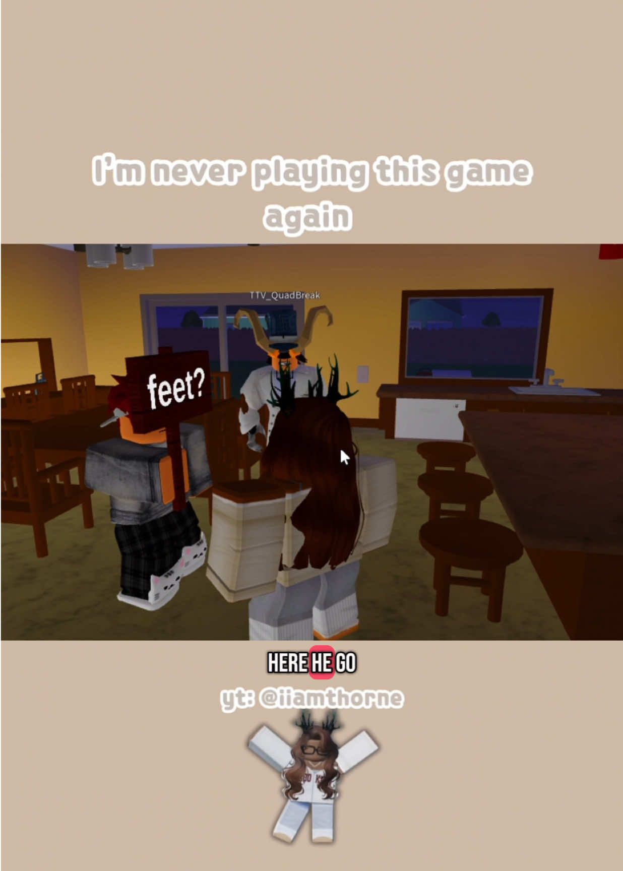 I think he got banned at the end. #roblox #robloxneighbors #robloxgamestoplaywhenyourbored #pcgames #robloxmemes #robloxgame 