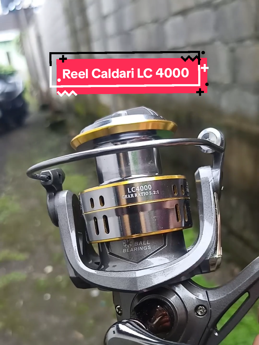 Reel Caldari LC 4000 drag power hingga 30kg simpel elegan behan metal #caldarifishing #fishing #reelpancing #viral #fyp 