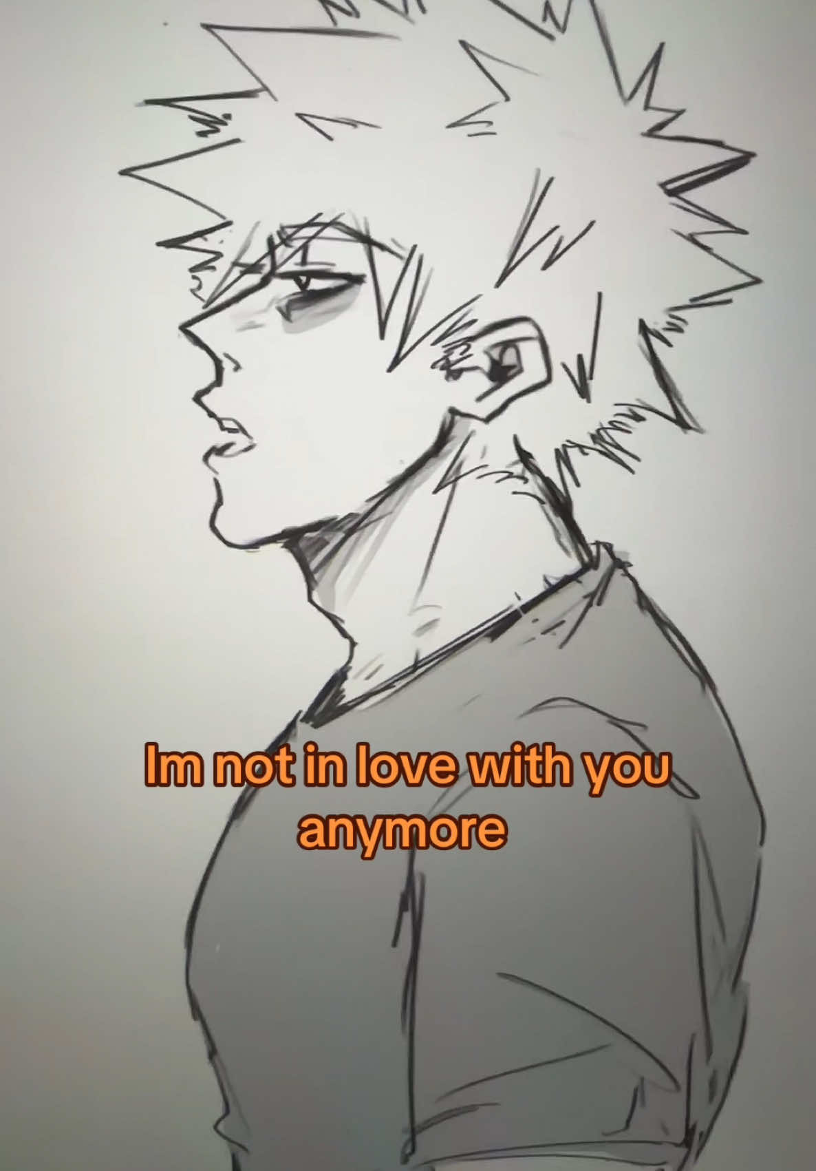 No longer chasing #bkdk #dkbk #izukumidoriya #bakugoukatsuki #angst  #mha #fyp 