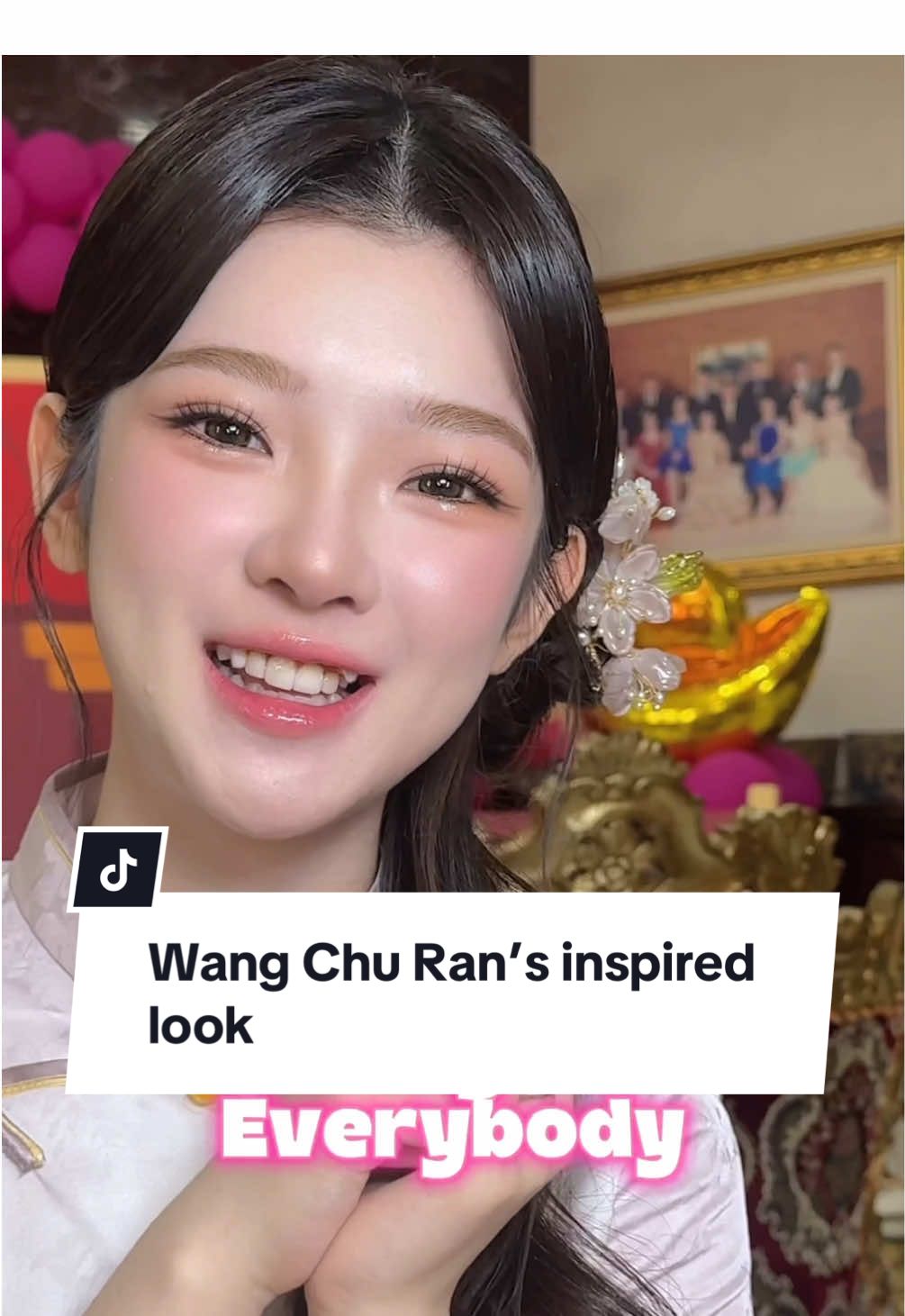 CNY makeup with @𝐌𝐞𝐥𝐨𝐝𝐲🎵💕 kali ini looknya inspired by Wang Chu Ran hihi hope u guys like it! #douyinmakeup #chinesenewyear #cny2025 #cnymakeup 