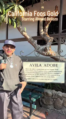 The Avila Adobe #californiafoosgold #foohowser #ahmedbellozo #onthetira #foonewsnetwork #avila #adobe #history #losangeles #california 