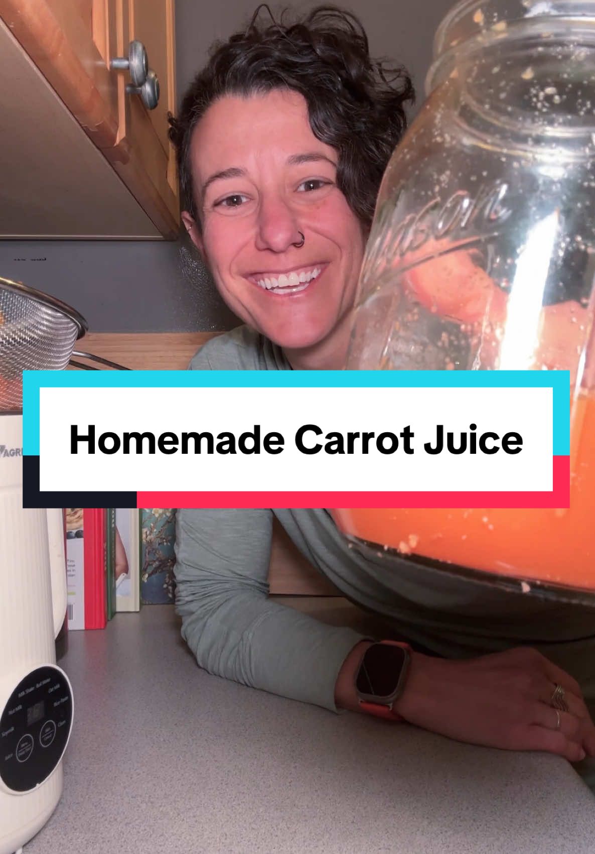 Replying to @Jen P | personality coach yes it makes carrot juice and it’s delish! #fypage #founditontiktok #tiktokmademebuyit #giftideas #nutmilkmaker #nutmilkmachine #soymilkmaker #carrotjuice #juicer #juicerecipe 