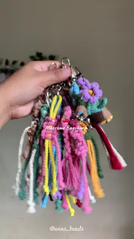 Macrame Bagcharm ‧₊ ᵎᵎ 🍒 ⋅ ˚✮ #beads #meronce #macrame #bagcharm #setmanik #strapphone #bracelet #manikmanik #jewelryaddict #necklace #story #taligiok #lalala #jewelryaddict #genz #ganci #keychain 