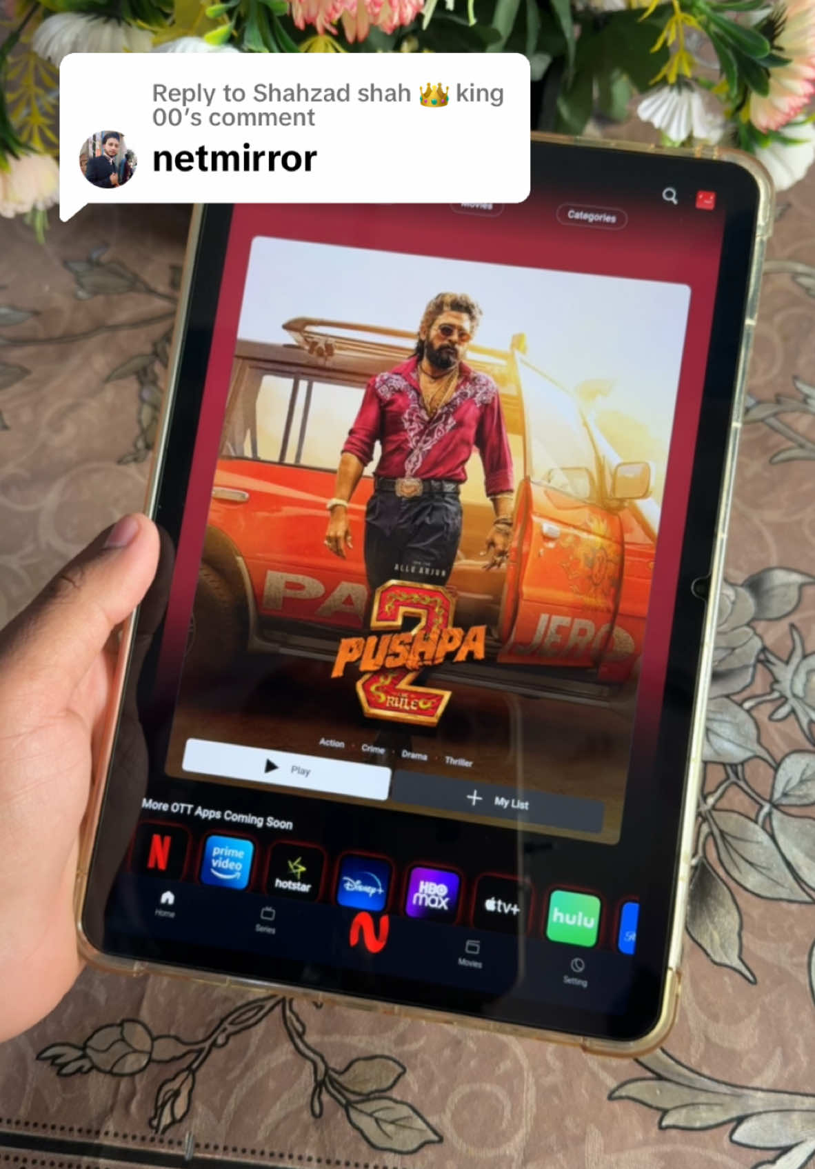 Replying to @Shahzad shah 👑 king 00 #netmirror #netflix #app #fyp 