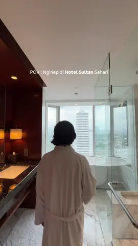Kita usahakan nginep di hotel rasa biaya hidup di Jakarta itu Ada yang pernah nginep disini? #grandhyatt #grandhyattjakarta #hotelsultan #vierimu #hotel 