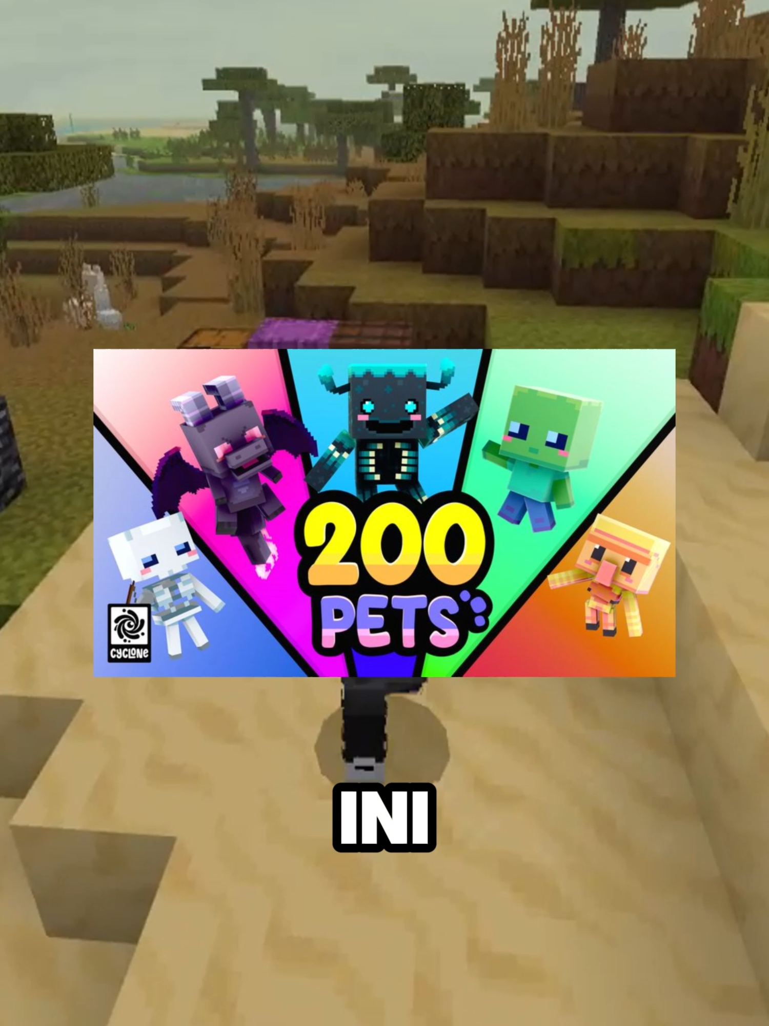 MERUBAH SEMUA JADI PETS 😋 #Minecraft #ellanakemak #minecraftsurvival #minecraftaddon
