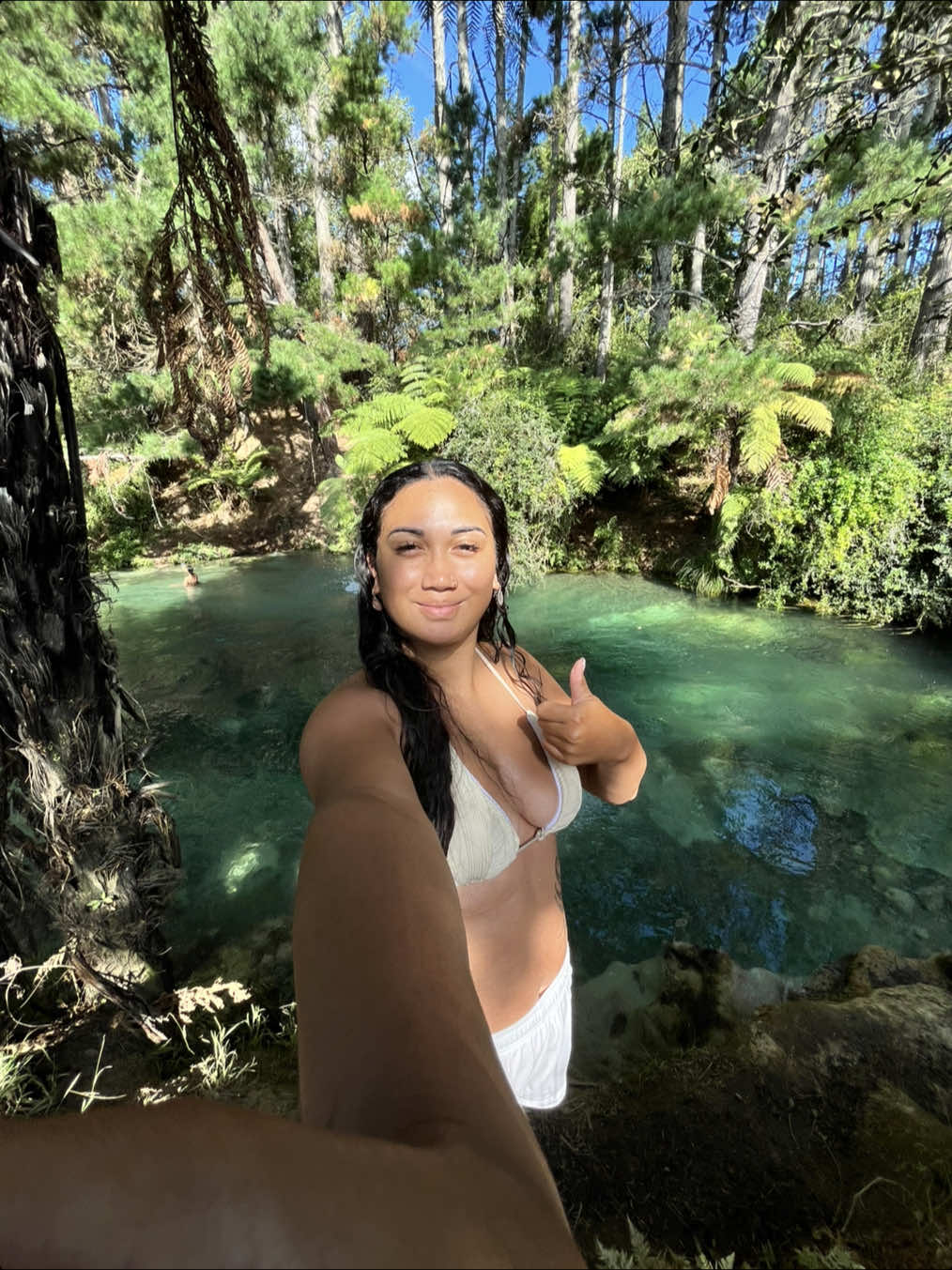 My idea of rich will never be money. How lucky are we to be surrounded by fresh water springs? 🥰 Blue springs 📍 #aotearoanz #freshwater #bluesprings 