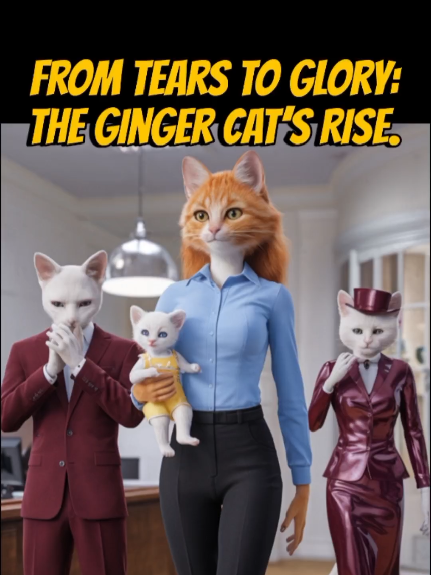 ||From Tears to Glory: The Ginger Cat’s Rise|| #CuteCats #CatStory #FunnyCatShorts #CatLovers #ai  Hi, @TikTok Please Don't Consider my this video as unoriginal because I created this with my own unique Idea, Skills and editing and also used AI Tools....