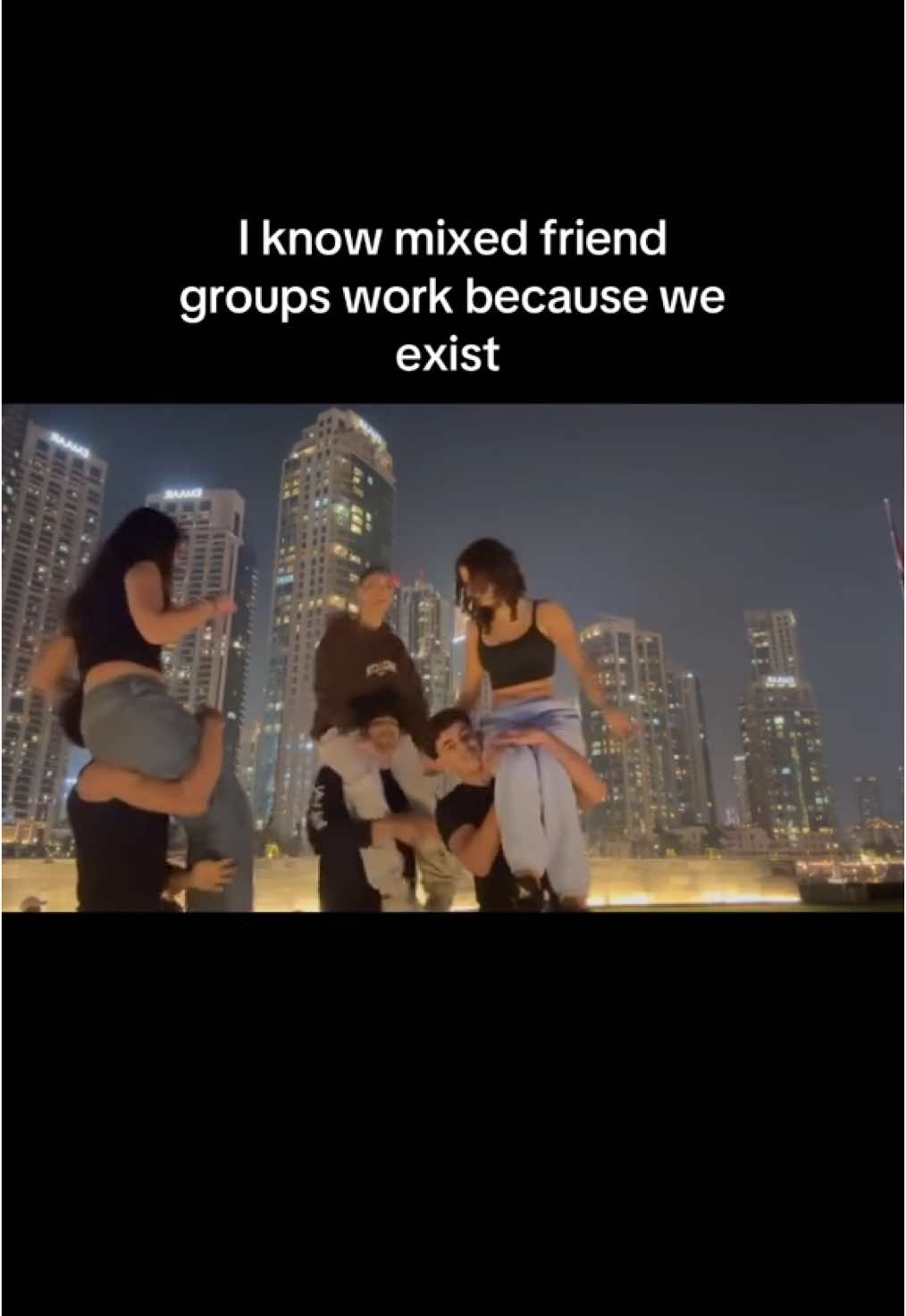 we are all friends!! no couples 🥰