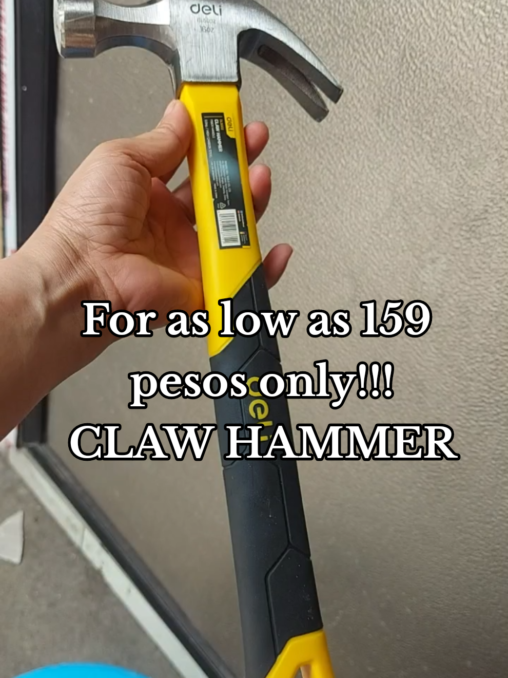 Replying to @taurus04_23_87 diba sulit na sulit ang pera mo sa martilyo na to. Maganda ang quality at affordable pa. #hammer #tools  #deliclawhammer #martilyo #clawhammer 