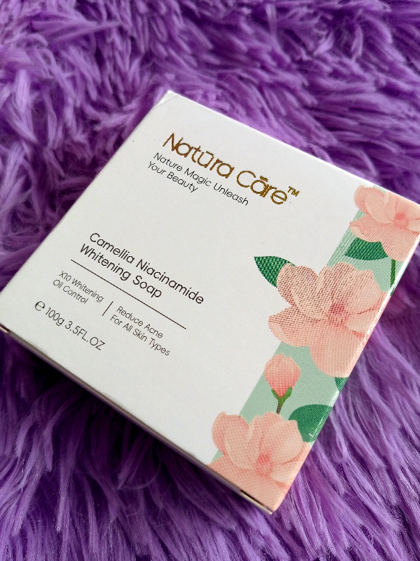 NATURA CARE CAMELLIA NIACINAMIDE WHITENING SOAP🎀 #naturacare  #whiteningsoap  #niacinamidesoap #buynow  #fyp 