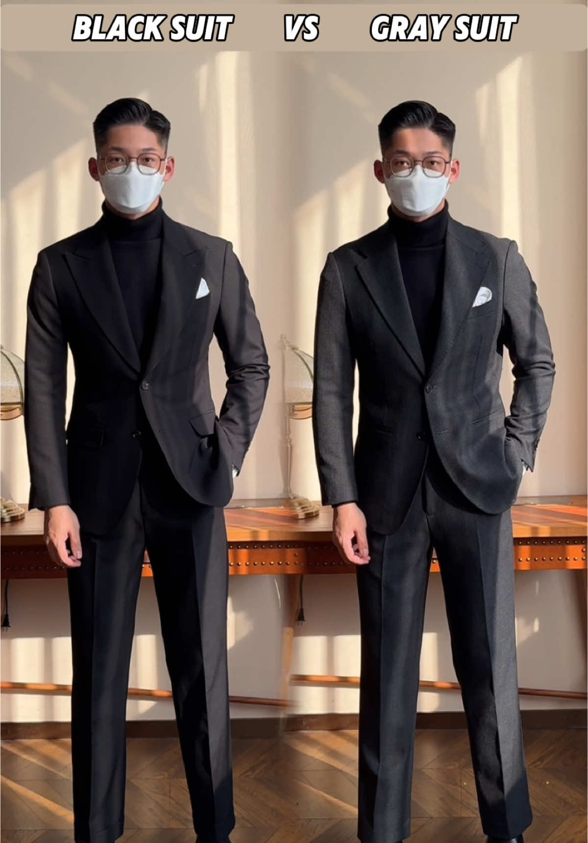 Suit đen và suit xám chì đâu là sự lựa chọn của anh em #blazer #suit #harold #fashion 