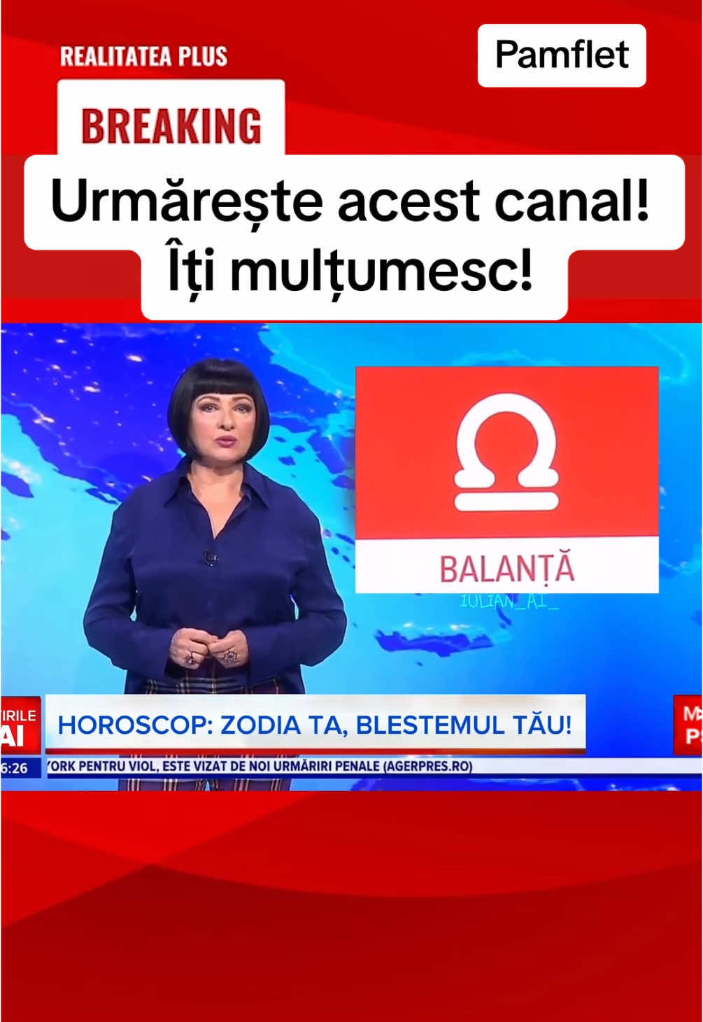 Neti Sandu, celebra astrologă de la Pro TV, a devenit subiectul unor pamflete și glume în mediul online. Acest Material este un pamflet creat cu AI #NetiSandu #Horoscop #ProTV #Pamflet #Glume #fyp #funny #viral #pamflet #trend #fpyシ #romania 