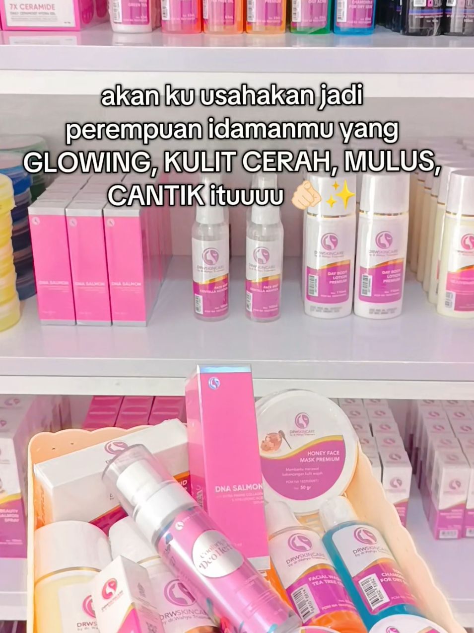 Manifestasi 2025 punya kulit sehat dan cantik pake produk DRW Skincare ✨ kenapa DRW? karena produknya jelas, aman terpercaya no drama-drama 🥰🫶 #drwskincare #skincareroutine #kulitsehat #glowingskincare #cantik #fyp #fypviralシ 