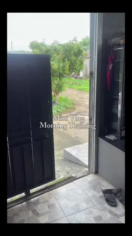Pagi produktif ☕️  #minivlog #Running #boxing pemula #training 