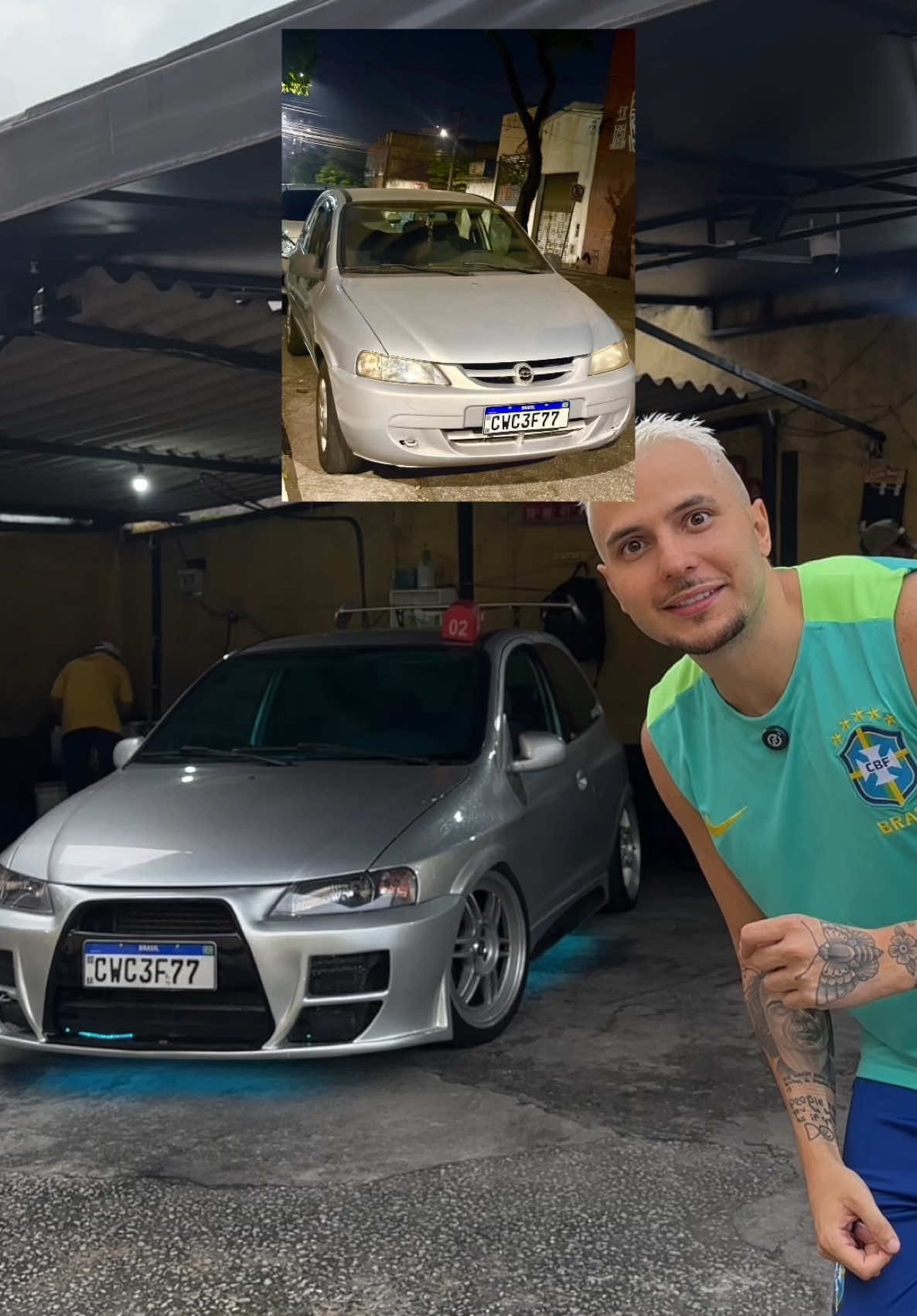 evolução do Celtinha EVO GTR 🩵🛸 #carros  #velozesefuriosos #brianoconner 