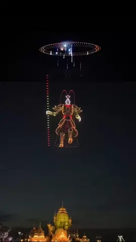 Chinese 2025 New Year's Eve drone show!These drones are for shows, not for wars!!!#drone #chinesedrone