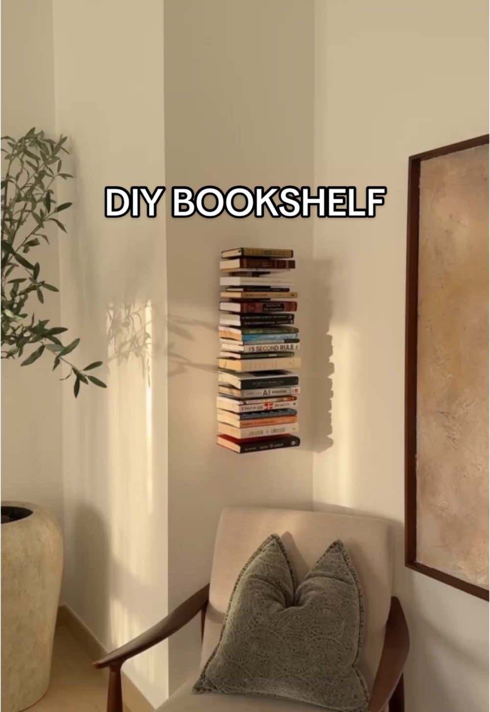 #DIY bookshelf from dish racks! #fyp 