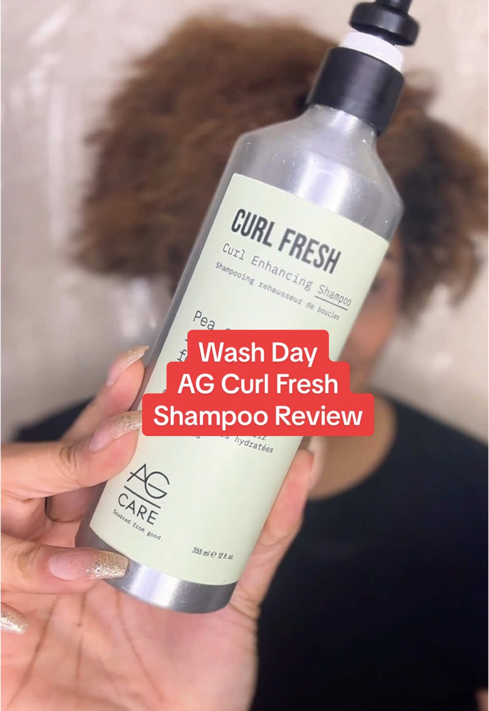 Revisiting @AG Care Curl Fresh Shampoo, gifted. Even after a 9 day old wash and go remixed into a flat twist updo for 1 day, this shampoo is very cleansing, like maybe even more than AG Balance. One wash was all my hair needed to be squeaky clean. I would use this shampoo once every 4, 6 or 12 weeks like a clarifying shampoo. Or when I want my hair really clean before and after a silk press. The conditioner on the other hand is very moisturizing with good slip.  I’m going to revisit the XtraMoist Shampoo and Curl Revive. What is your experience with Curl Fresh Shampoo and how often do you use it if at all? Save 20% on AG Care code ABN20. #curlfresh #curlfreshshampoo #shampoospectrum #washday #naturalhair #naturalhairinfluencer #agcare #tightcurls #shampooreview
