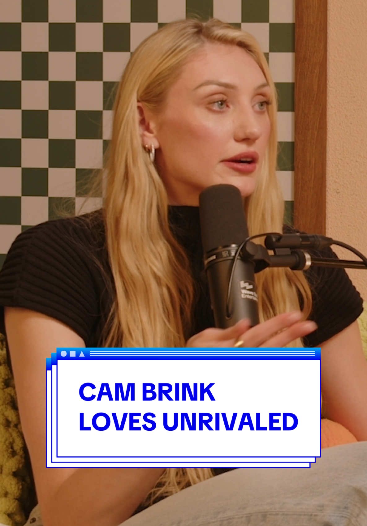 @cam has so much love for @Unrivaled Basketball and @Lunar Owls BC. 🧡 #wbb #womensbasketball 