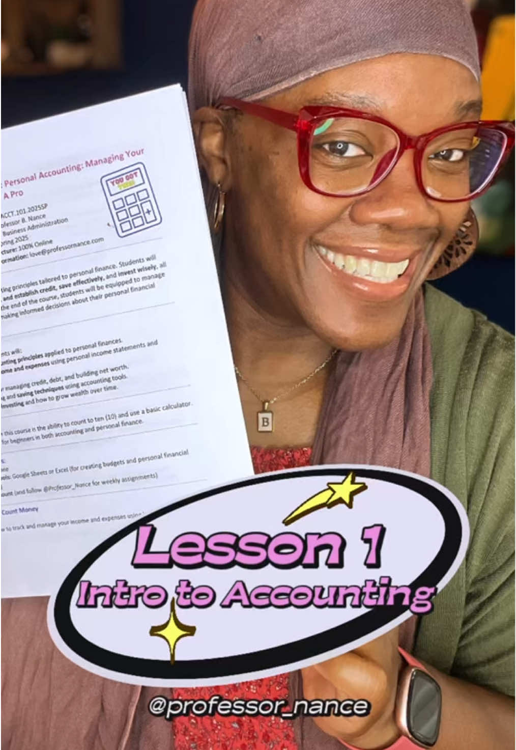 ✨✨✨LESSON 1 ✨✨✨ HOMEWORK: Check your bank account daily! Well check in during our live next week!  PARTICIPATION GRADE: share in the CHAT how you currently manage your finances (if you don’t currently - then this is a safe space, you can say that)! ________ #accounting #hillmantok #black #accountantsoftiktok #financialfreedom #PersonalFinance #classisinsession #homework #participation #BlackTikTok #springsemester #spring2025 #springsemester2025 #hbcu #blacktok #professornance 