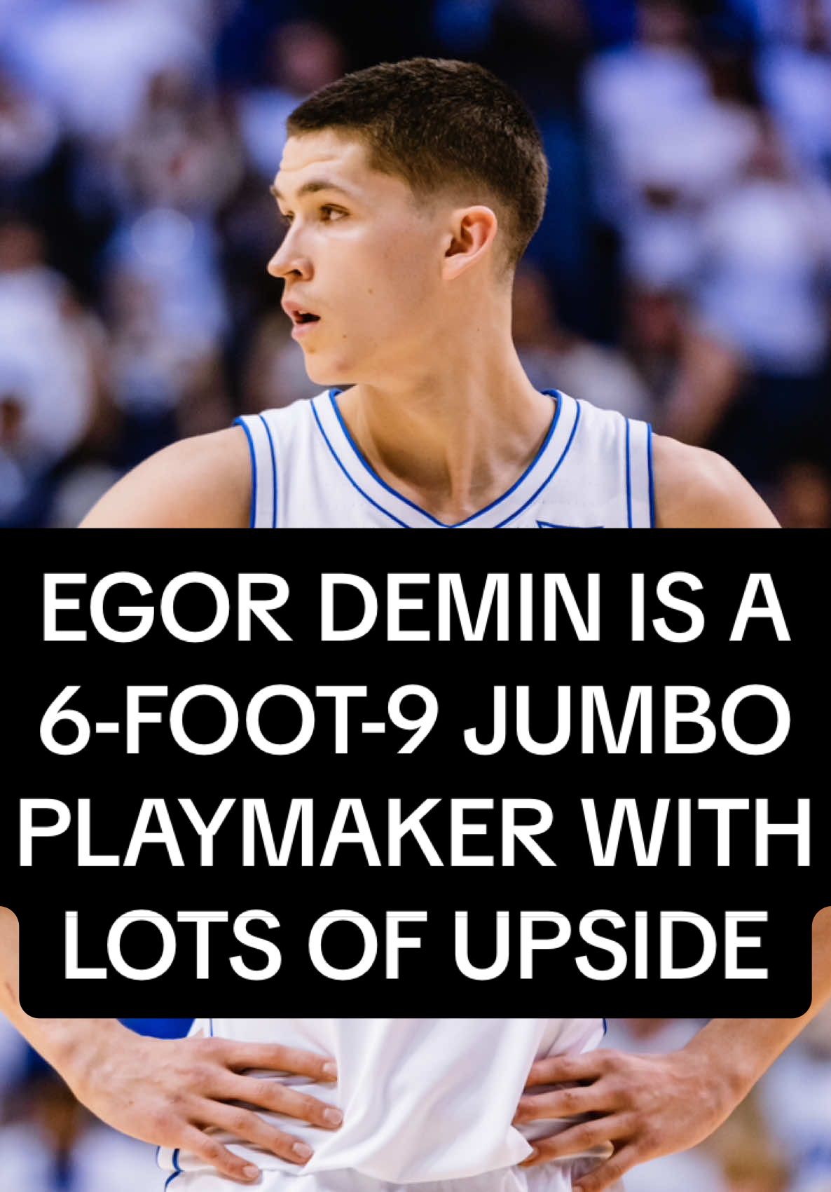 Egor Demin continues his surge with a 15 point, 6 assist outing in an overtime win over Baylor. BYU has won 4 of their last 5 with Demin playing some of his best basketball of the season #draftexpress #nbadraft#nbadraft2025#byu#russia#russian#collegebasketball#NBA#basketball#pointguard#nba 