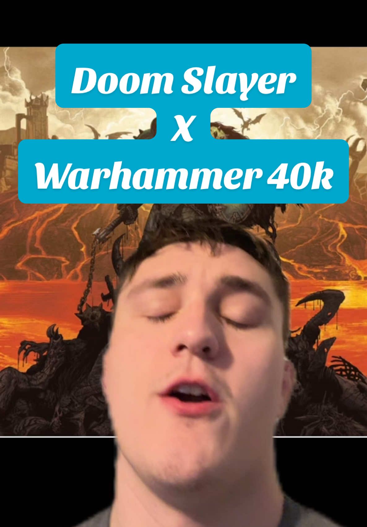 #greenscreen #doomslayer #warhammer #doom #gaming 