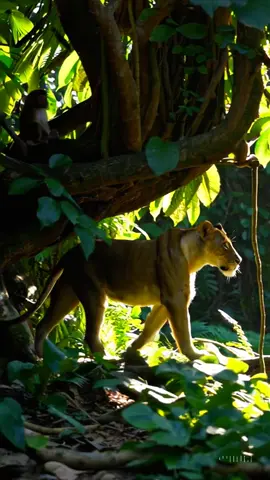 The queen of the jungle walks with power and grace. Bow down to nature’s royalty! 🌿🦁✨ #FearlessBeauty #Lioness #JungleQueen #WildAndFree #MajesticBeast #NaturePower #AIWildlife #AnimalKingdom #TikTokNature #ExploreMore #FierceAndFree