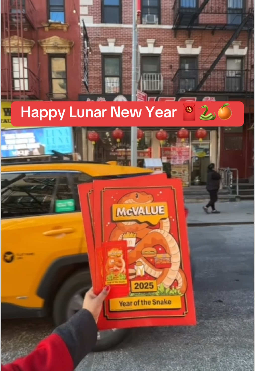 🎉 Celebrating Lunar New Year with big savings and even bigger value! 🧧 This year, we're embracing abundance and great deals with McDonald's McValue menu!  Follow us as we celebrate the season and bring the McValue red envelope to McDonald's and Chinatown! 🏮🍔🍟  #lunarnewyear #McValue #yearofthesnake 