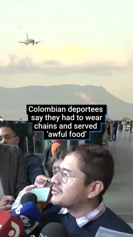 Deportation flights between the U.S. and Colombia resumed on Tuesday after a diplomatic dispute that nearly escalated into a trade war. Some of the migrants arriving in Bogota’s airport said they had been in the US for less than two weeks, spending most of their time in detention centers. Wofran Vazquez, one of deportees, described the treatment when being deported as 