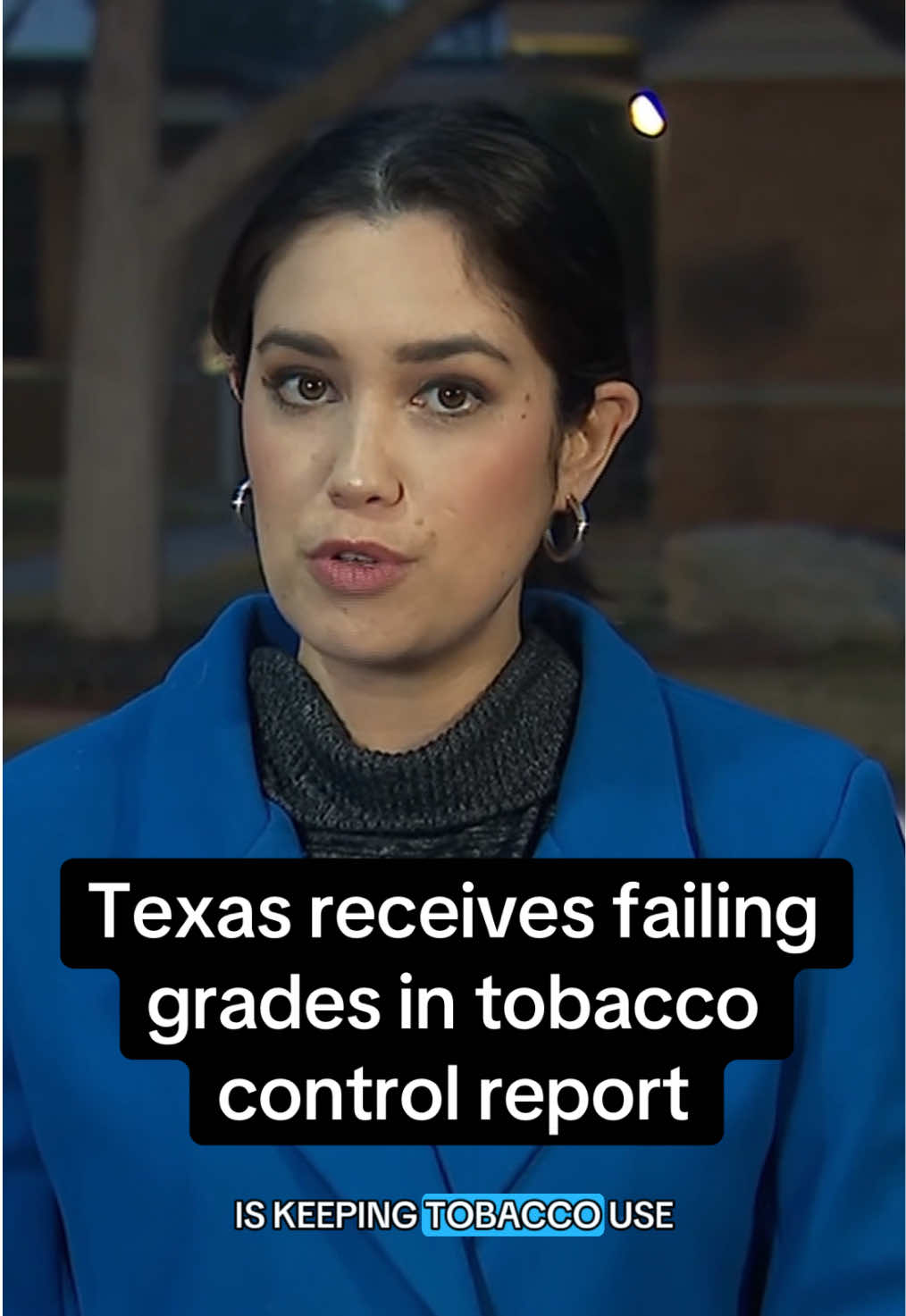 A new report from the American Lung Association paints a grim picture of Texas' efforts to curb tobacco use. ⁠ ⁠ The annual State of Tobacco Control report evaluates states and the federal government on policies that have been proven to prevent and reduce tobacco use. Texas received failing grades in every key category.⁠ ⁠ For more info on the report tap the link in bio. ⁠ ⁠ #tobacco #tobaccoprecention #smokefree #nbcdfw 